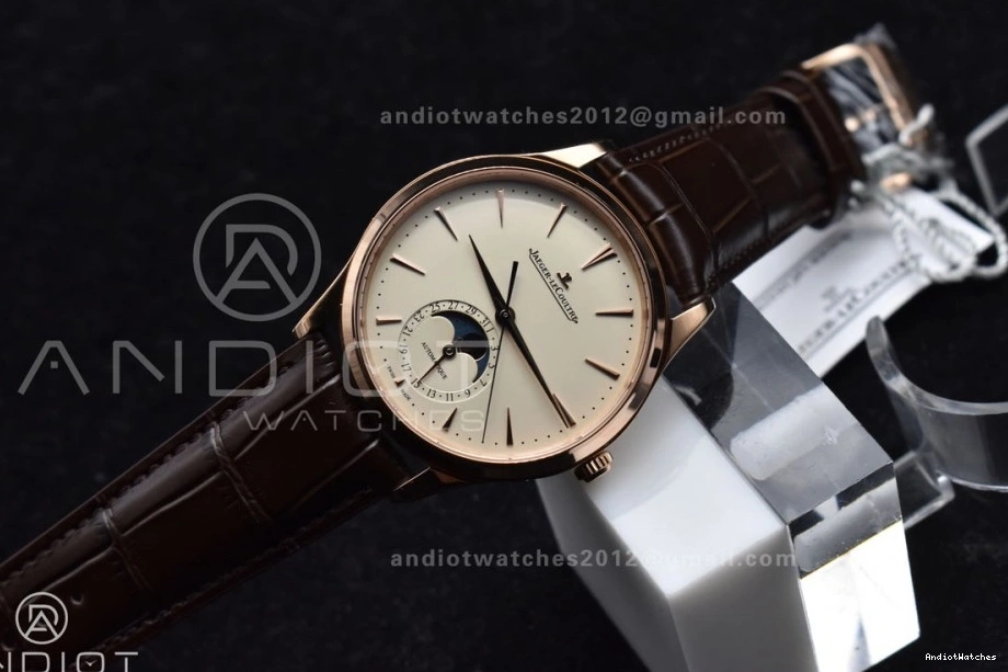 Brown SA925 Strap FreshLook Thin Edition Master on 908 Moon RG 1:1 White Ultra Super APSF Clone Dial Leather Best 0318